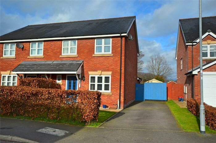 3 Bedroom Semi-Detached House For Sale In Nant Y Felin, Abermule, Montgomery, Powys, SY15