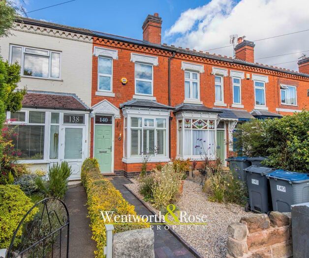 2 Bedroom Terraced House To Rent In Hampton Court Road, Harborne, Birmingham, B17