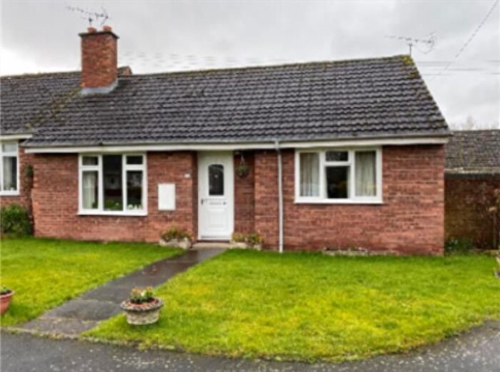 2 Bedroom Terraced Bungalow To Rent In Orchard Close, Eardisley, Hereford, HR3