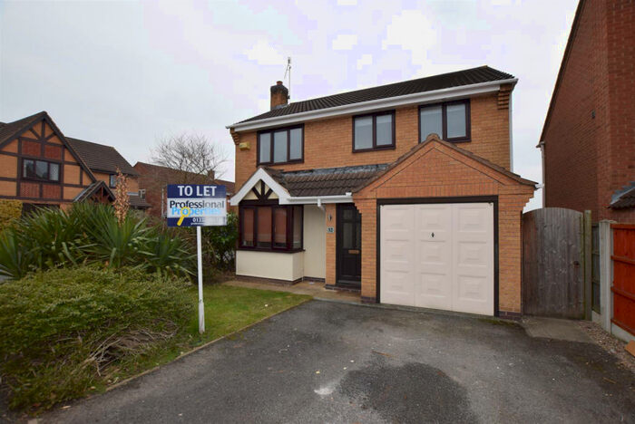 4 Bedroom Detached House To Rent In Farnborough Gardens, Allestree, Derby, Derbyshire, DE22
