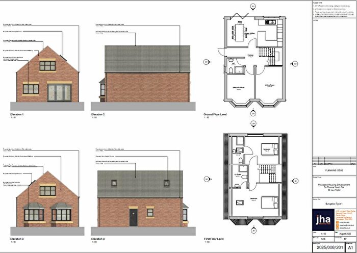 3 Bedroom Bungalow For Sale In New Development South End, Thorne, Doncaster, DN8