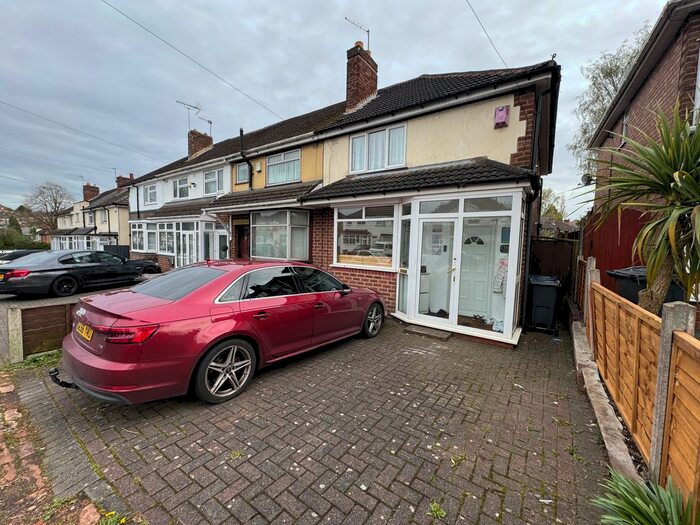 2 Bedroom End Of Terrace House To Rent In Dyas Road, Birmingham, B44