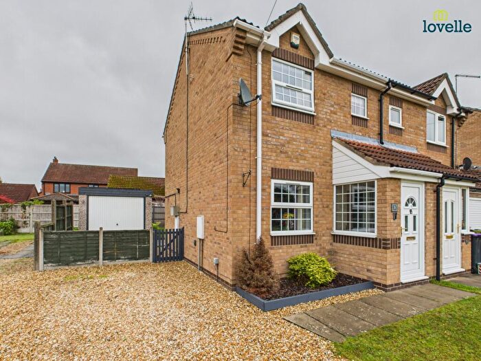 2 Bedroom Semi-Detached House For Sale In Wellesley Close, Market Rasen, LN8