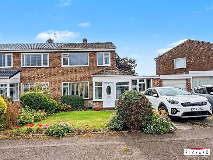 3 Bedroom Semi-Detached House For Sale In Butterwell Drive, Pegswood, Morpeth, NE61