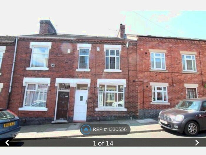 3 Bedroom Terraced House To Rent In Derwent Street, Stoke-On-Trent, ST1