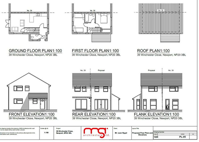 2 Bedroom End Of Terrace House For Sale In Winchester Close, Newport, NP20