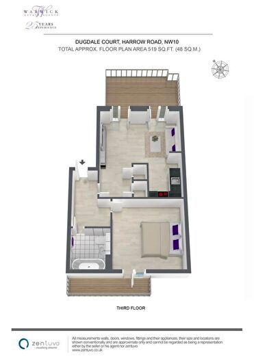 1 Bedroom Flat For Sale In Harrow Road, College Park, London, NW10