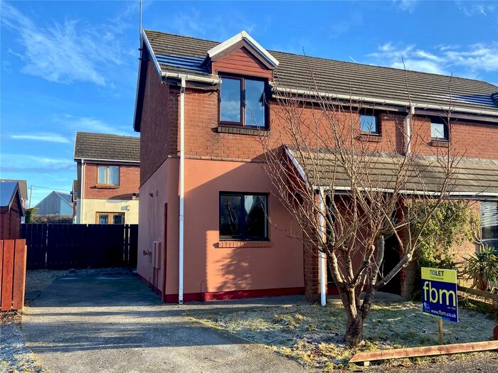 Semi-Detached House To Rent In Hazelbeach, Maes Awel, Fishguard, Pembrokeshire, SA65