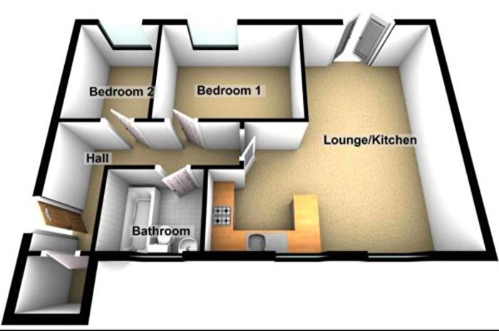 2 Bedroom Flat To Rent In Blackfriars Court, City Center, Newcastle Upon Tyne, NE1