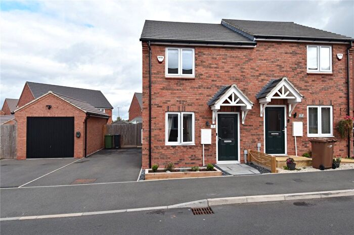 2 Bedroom Semi-Detached House For Sale In Mitchell Road, Copcut, Droitwich, Worcestershire, WR9