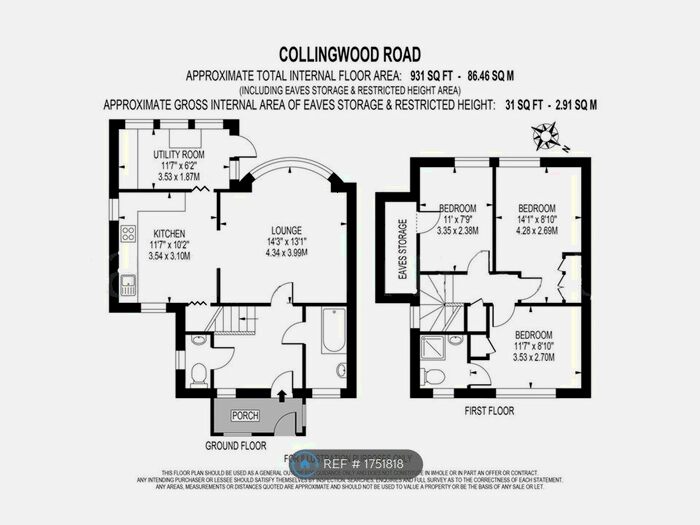 3 Bedroom End Of Terrace House To Rent In Collingwood Road, Sutton, SM1