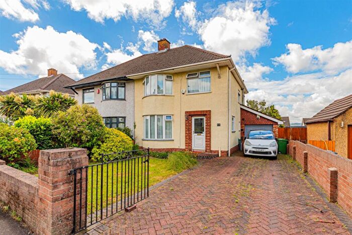 3 Bedroom Semi Detached House For Sale In Elgar Crescent, Llanrumney, Cardiff, CF3