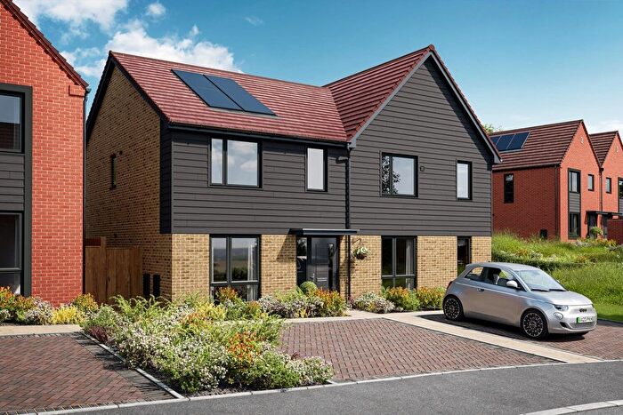 3 Bedroom Semi-detached House For Sale In "The Eynsford - Plot " At Capstone Oaks, North Dane Way, Lordswood, Chatham, ME5