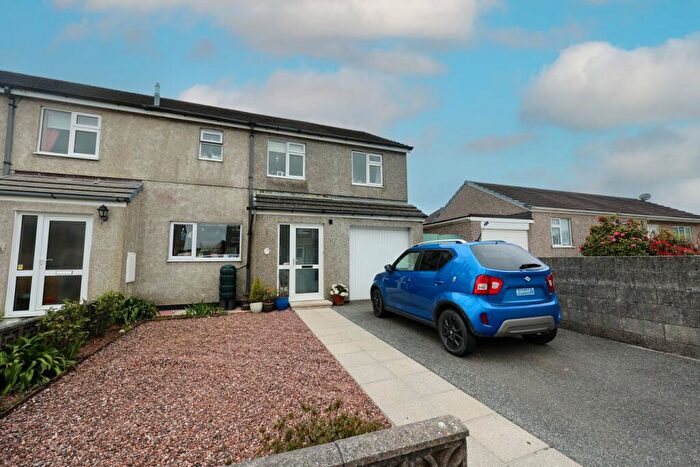 3 Bedroom Semi Detached House For Sale In Barton Road, Central Treviscoe, St Austell, PL26