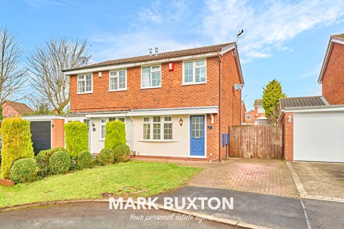 2 Bedroom Semi Detached House For Sale In Yaxley Court, Westbury Park, Newcastle-Under-Lyme, ST5