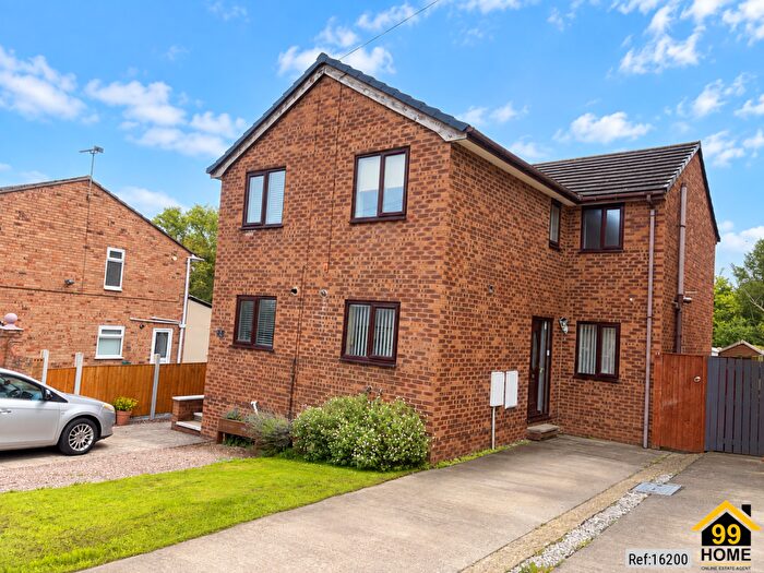 3 Bedroom Semi-Detached House For Sale In Tyn Twll Lane, Bagillt, Cheshire, CH6