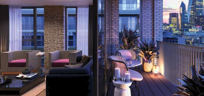 1 Bedroom Apartment For Sale In Saffron Gardens, London Dock, Virginia Street, London, E1W
