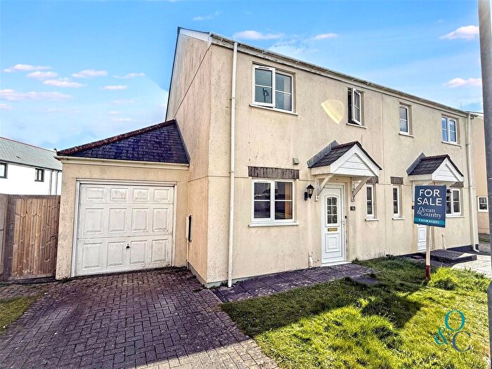 3 Bedroom Semi Detached House For Sale In St Michaels Way, Roche, Cornwall, PL26