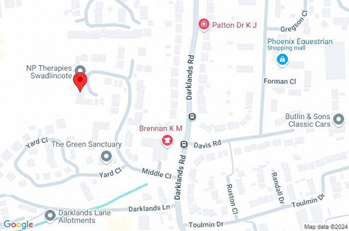 2 Bedroom Terraced House For Sale In Middle Close, Swadlincote, Derbyshire, DE11