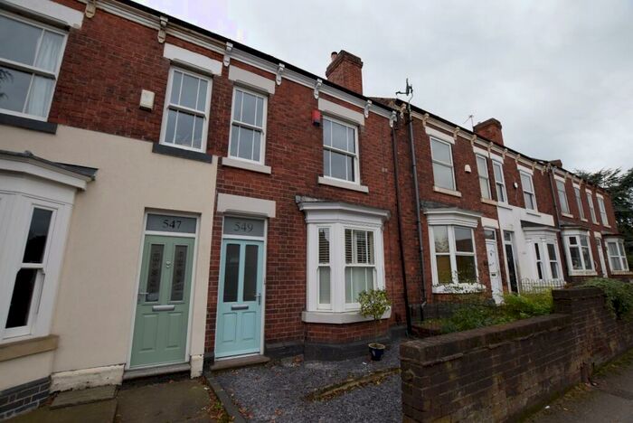 2 Bedroom Terraced House To Rent In Burton Road, Derby, Derbyshire, DE23
