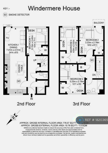 4 Bedroom Maisonette To Rent In Windermere House, London, E3