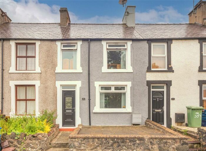 3 Bedroom Terraced House For Sale In Caernarfon Road, Bangor, Gwynedd, LL57