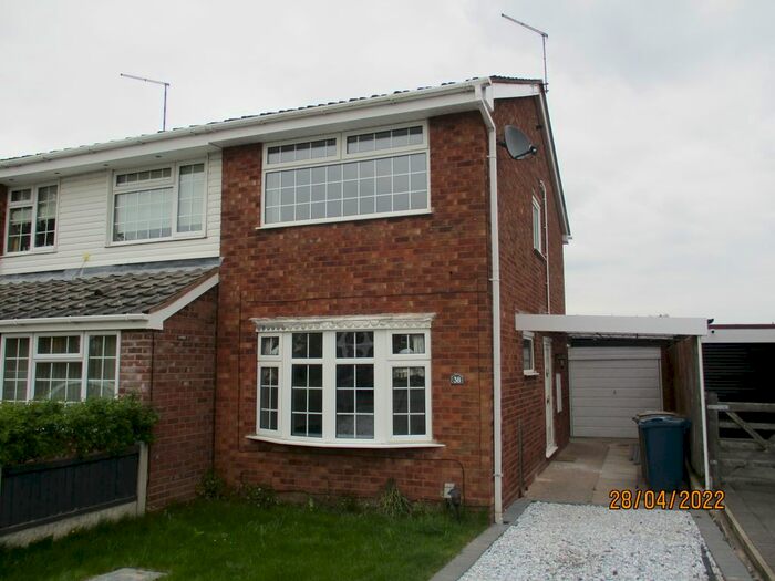 2 Bedroom Semi-Detached House To Rent In Woodleyes Crescent, Stafford, ST17