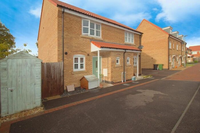 2 Bedroom Semi-Detached House For Sale In Bramble Close, Newborough, Peterborough, Cambs, PE6