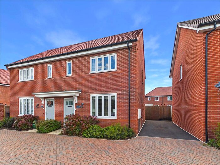 2 Bedroom Semi-Detached House For Sale In Daisy Way, Stowupland, Stowmarket, Suffolk, IP14