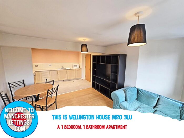 1 Bedroom Flat To Rent In Wellington House, Wilmslow Road Manchester, M20