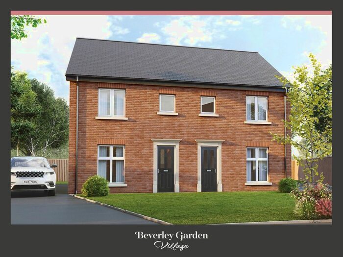 3 Bedroom Semi-Detached House For Sale In Beverley Garden Village, Bangor Road, Newtownards, County Down, BT23