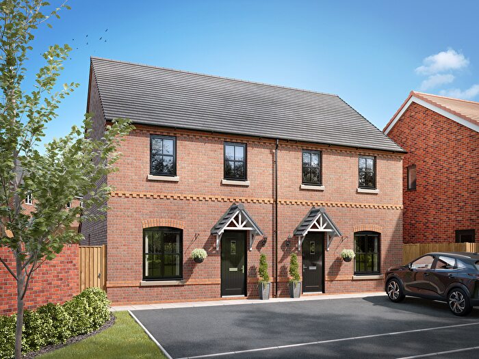 3 Bedroom Semi Detached House For Sale In "The Studland" At Cricket Lane, Lichfield, WS14