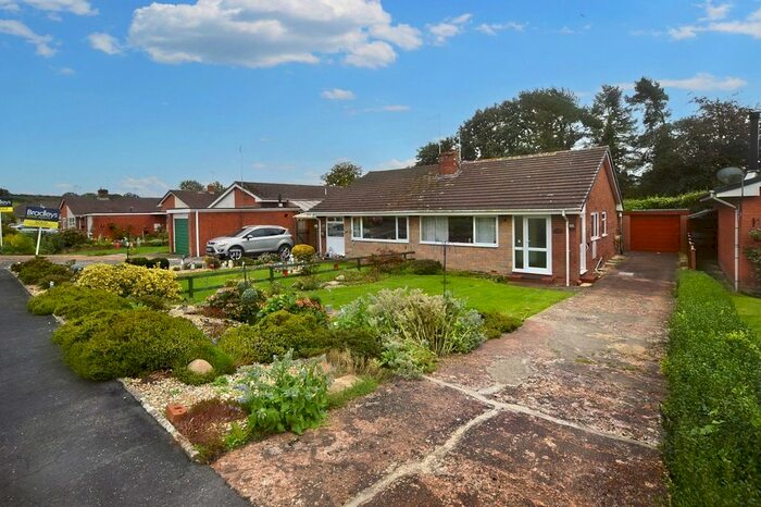 2 Bedroom Semi-Detached Bungalow For Sale In Cherry Meadow, Cheriton Fitzpaine, Crediton, Devon, EX17