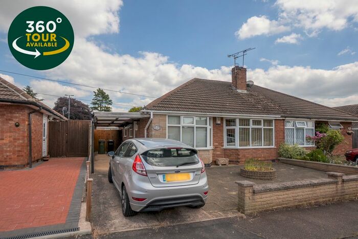 2 Bedroom Semi-Detached Bungalow To Rent In Primrose Hill, Oadby, Leicester, LE2