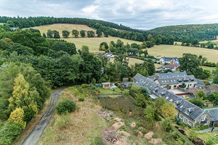 Plot For Sale In Plot, (coloured Blue On The Plan) Eshiels, Peebles, EH45