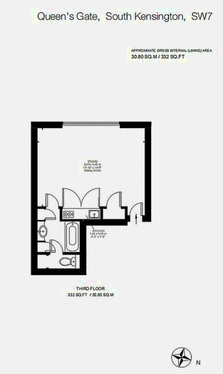 Studio To Rent In Queen's Gate, London, SW7