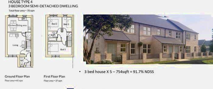 3 Bedroom Semi-Detached House To Rent In Bryony Court, Longframlington, NE65