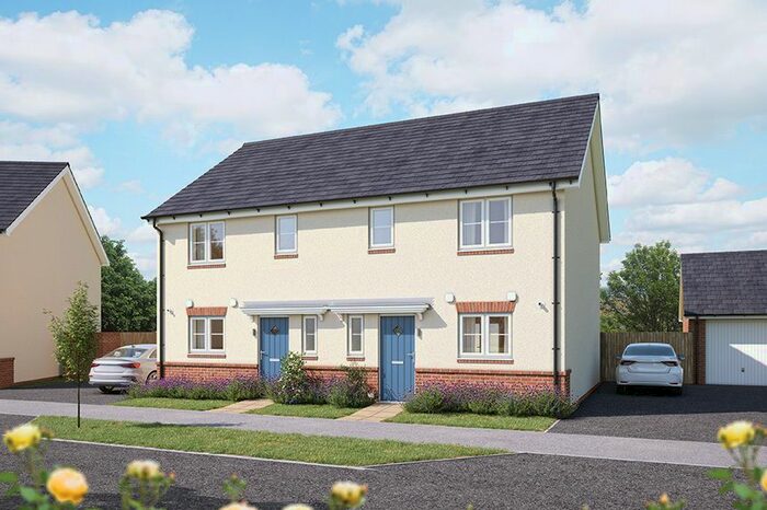 3 Bedroom Semi-detached House For Sale In "The Eveleigh" At Dawlish Road, Alphington, Exeter, EX2