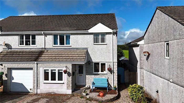 3 Bedroom Semi-Detached House For Sale In Penhale Meadow, St. Cleer, Liskeard, Cornwall, PL14