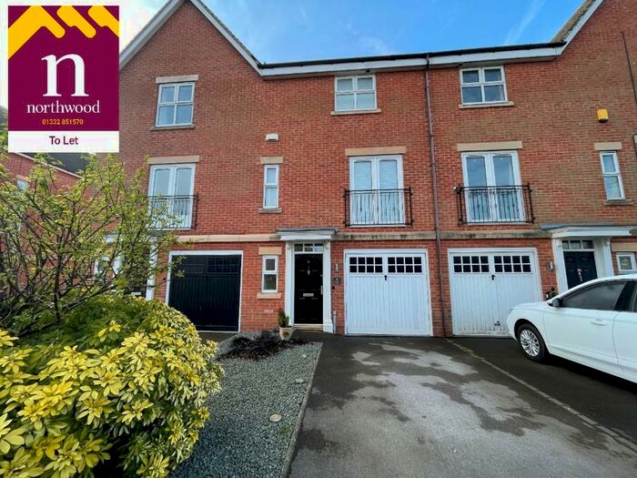 3 Bedroom Town House To Rent In Messiter Mews, Willington, Derby, DE65