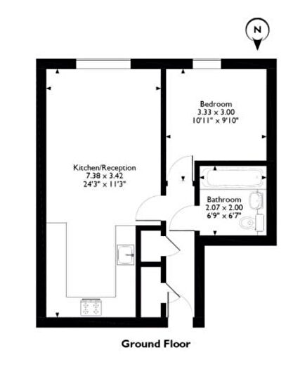 1 Bedroom Flat To Rent In Connersville Way, Croydon, CR0