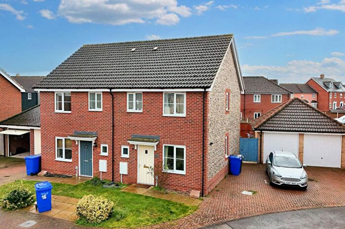 3 Bedroom Semi-Detached House For Sale In Rosehip Avenue, Red Lodge, IP28