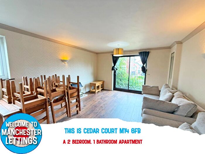 2 Bedroom Flat To Rent In Cedar Court, Wilbraham Road Manchester, M14