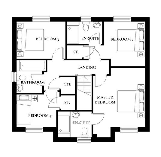 4 Bedroom Detached House For Sale In Caeau Gwynfryn, Llanarth, SA47