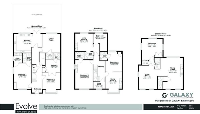 7 Bedroom Detached House To Rent In Langley Road, Slough, Berkshire, SL3