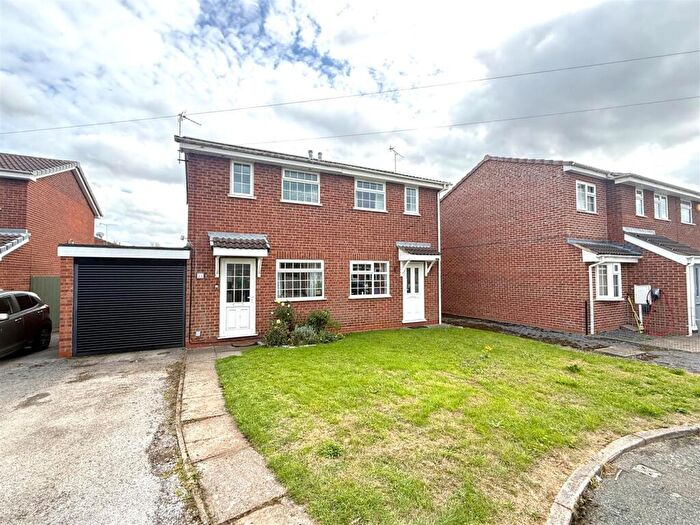 2 Bedroom Semi-Detached House For Sale In Glamis Close, Stretton, Burton On Trent, DE13