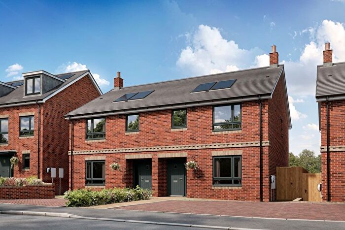 3 Bedroom Semi Detached House For Sale In "The Tetford - Plot " At Alder Park, Land Adjacent George Washington Hotel, High Usworth, Washington, NE37