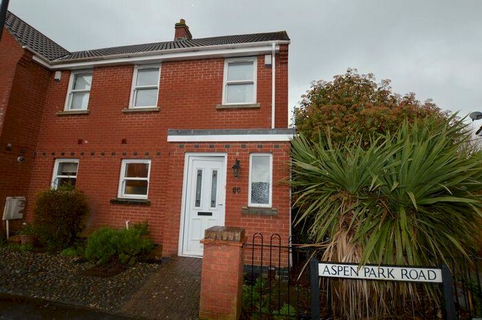 2 Bedroom End Of Terrace House To Rent In Aspen Park Road, Locking Castle, Weston-Super-Mare, BS22