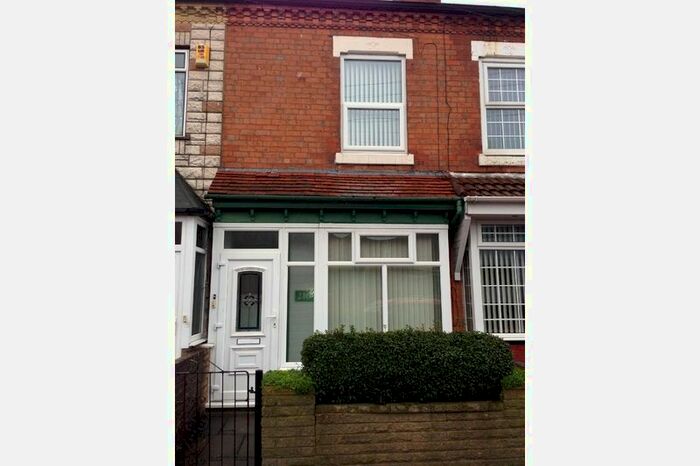 2 Bedroom Terraced House To Rent In Solihull Road, Sparkhill, Birmingham, B11