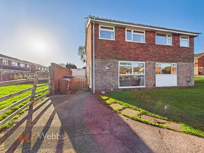 3 Bedroom Semi-detached House To Rent In Edison Close, Hednesford, Cannock, WS12